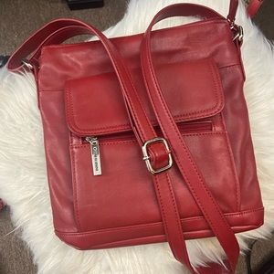 Red Giani Bernini crossbody